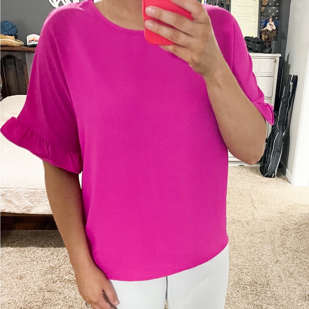 Vibrant Pink Top